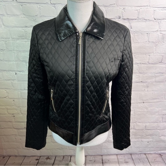 Cache Quilted Moto Jacket 6 - Picture 1 of 8